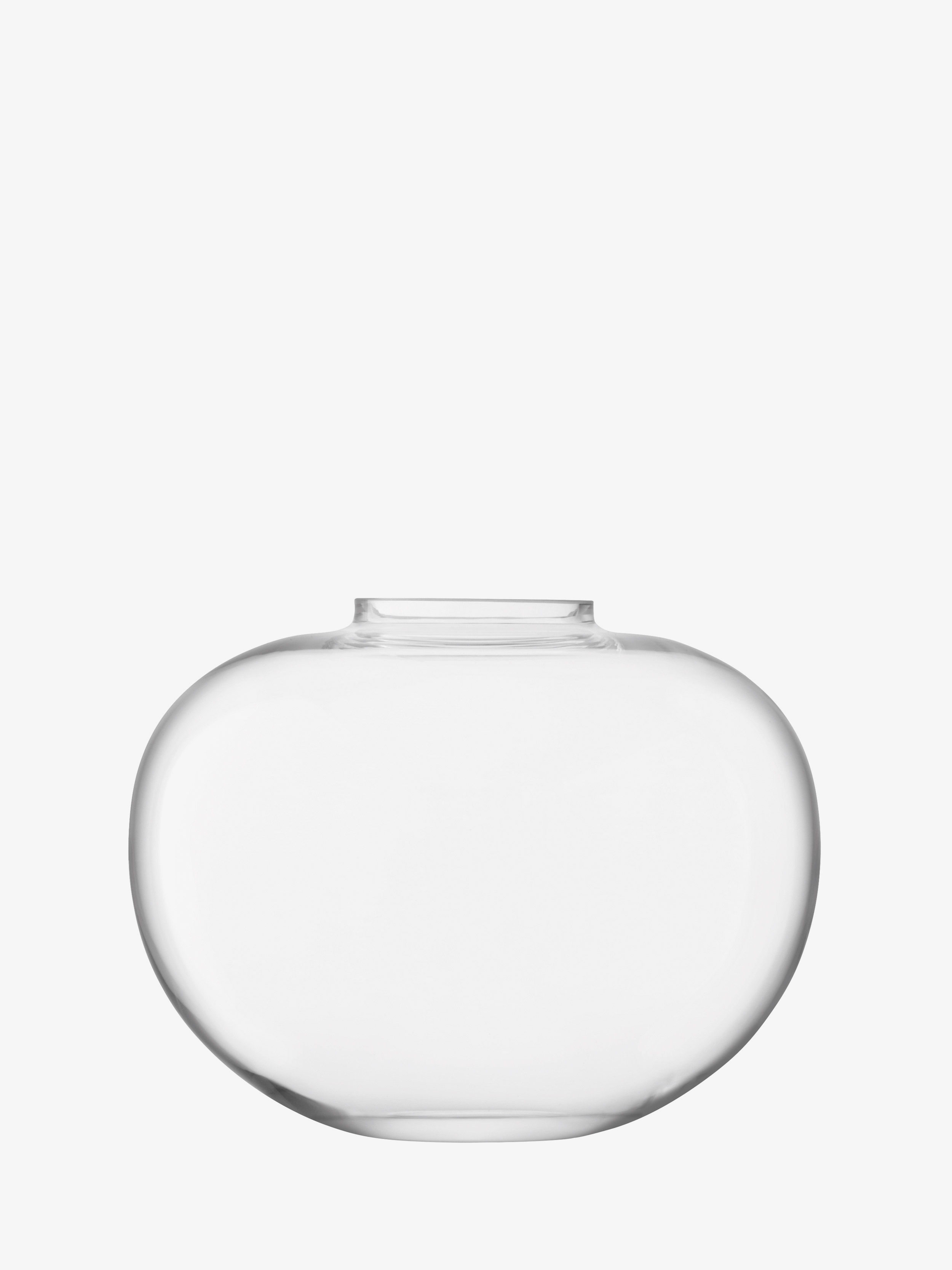 Curved Bouquet Vase H6in, Clear | Flower | LSA Interior