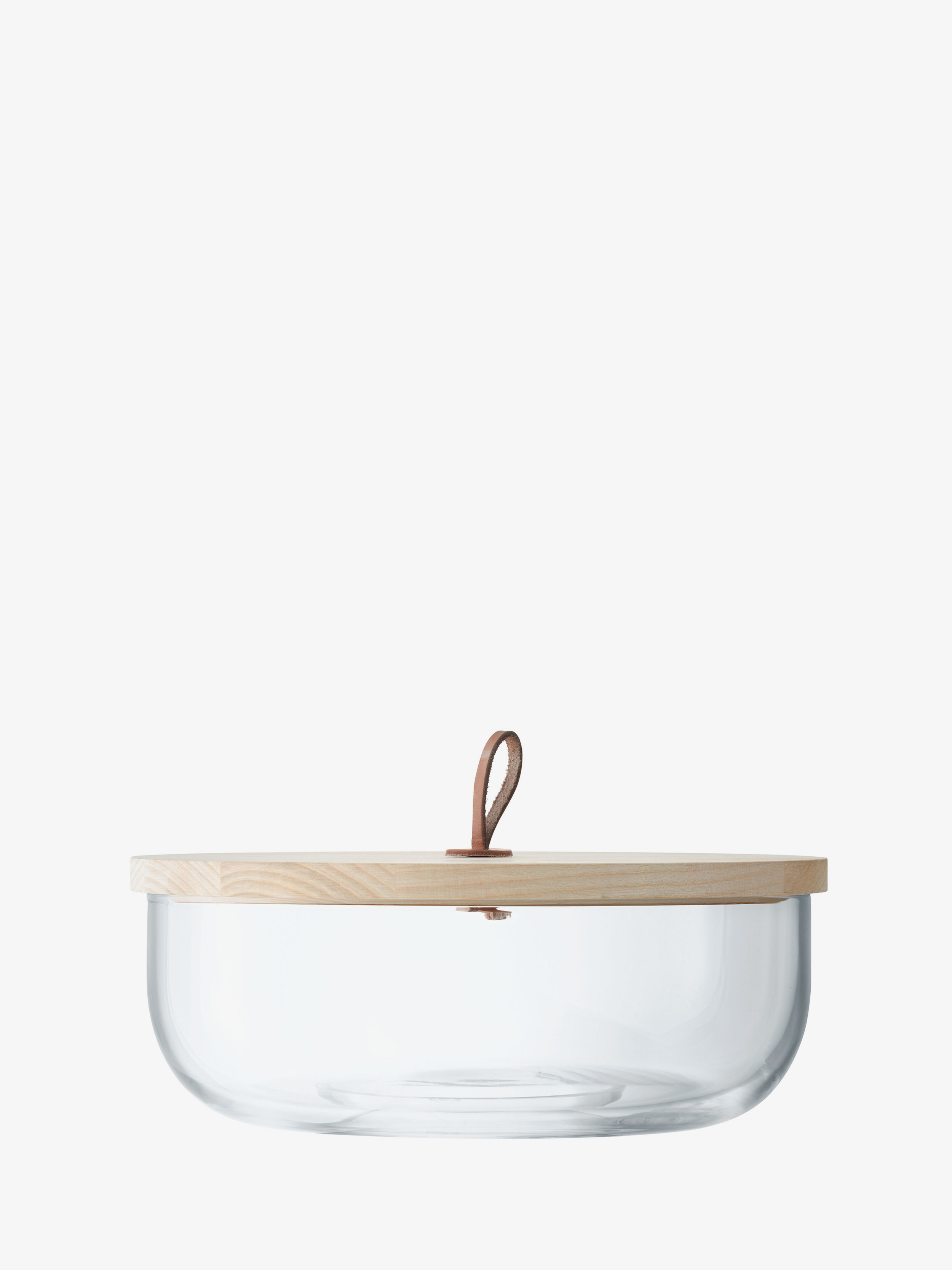 Container & Ash Lid H11cm, Clear | Ivalo Collection | LSA Tableware