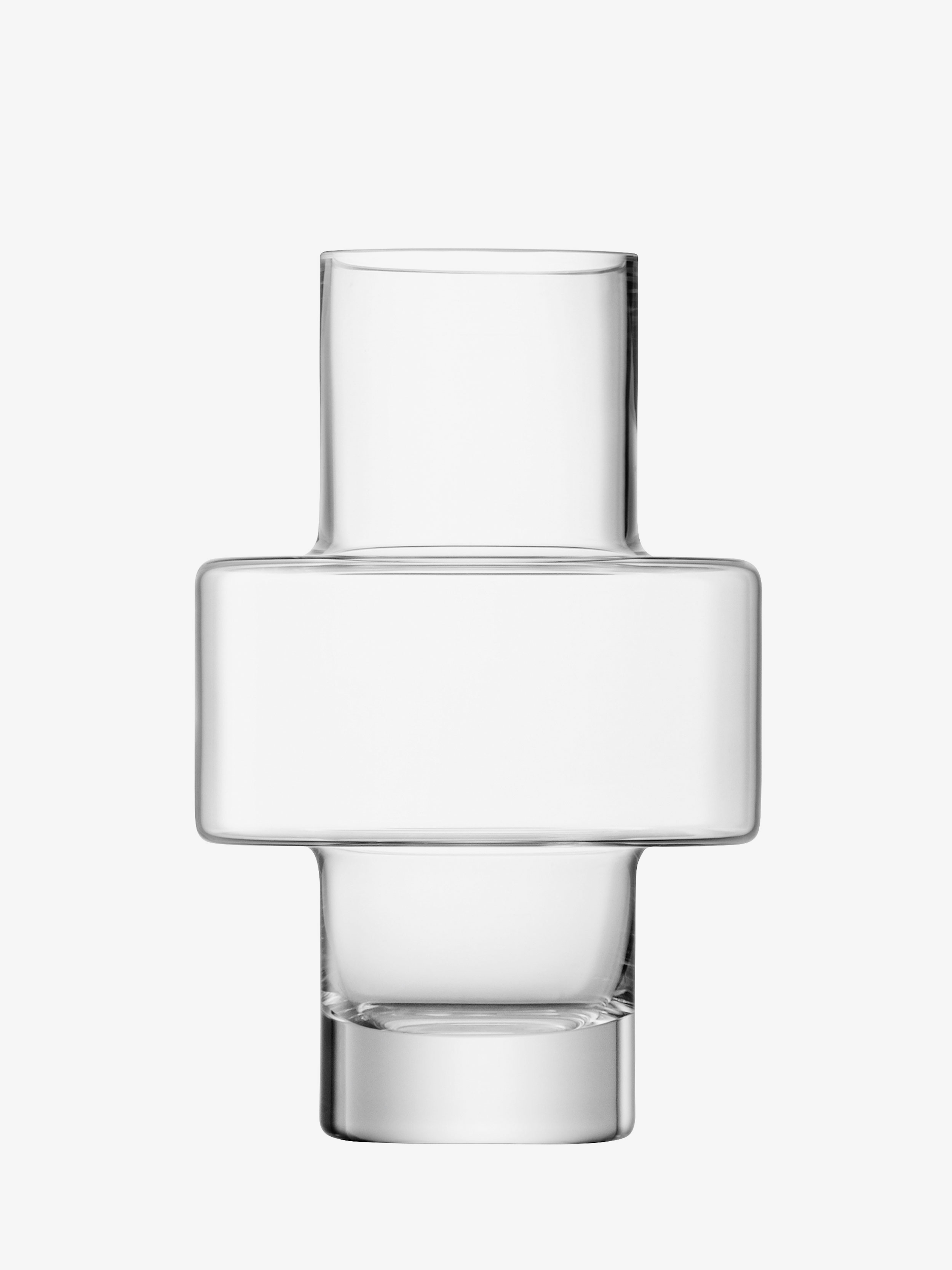 Vilnius Vase H11in, Clear | Metropole | LSA Interior