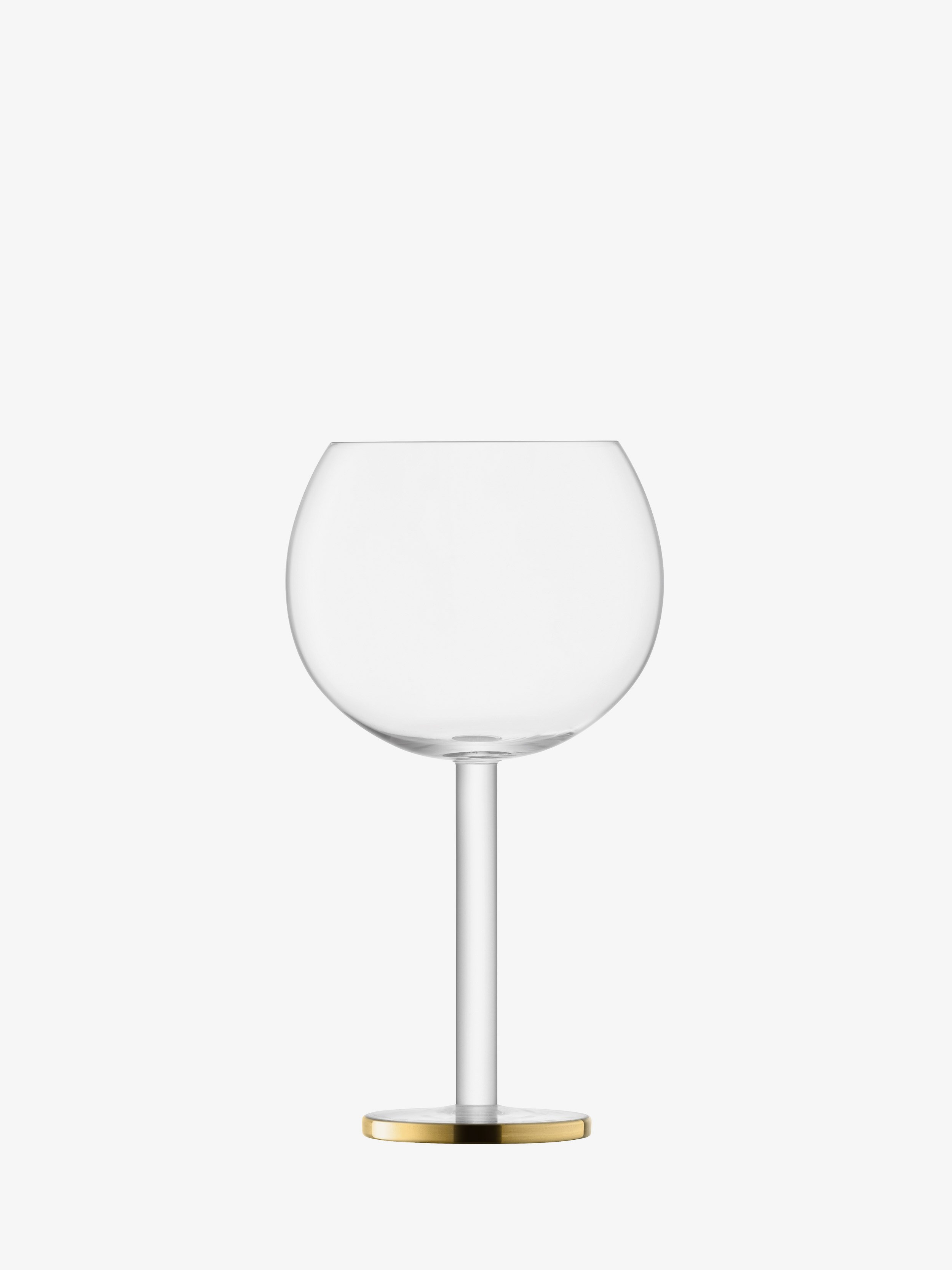 Balloon Glass x 2 19oz, Gold | Luca | LSA Drinkware