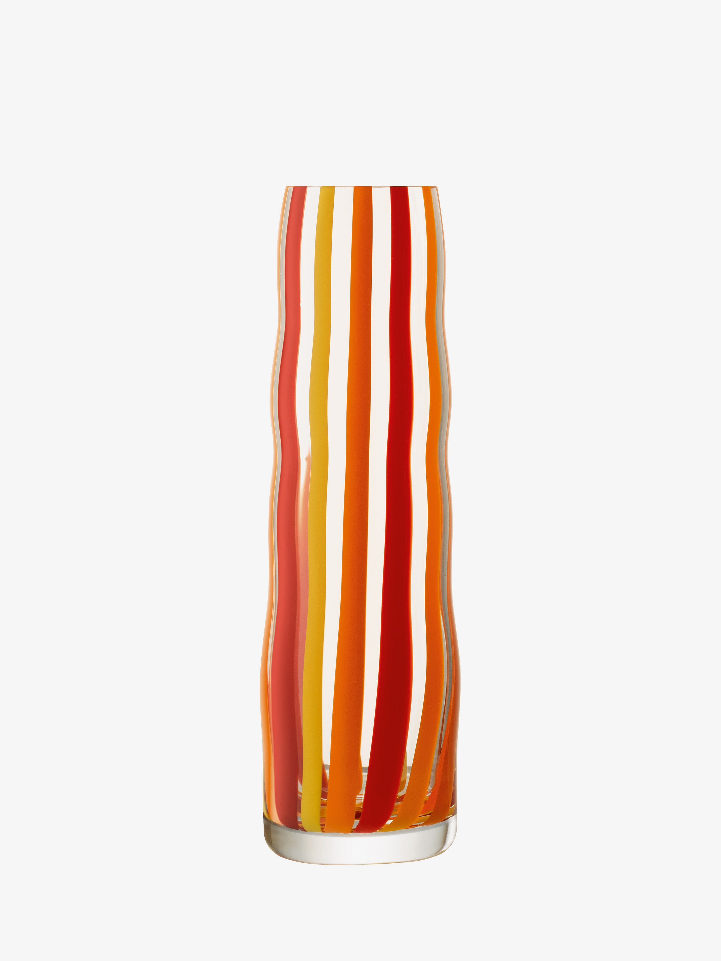 Vase H12.5in, Orange/Red/Yellow | Folk Collection | LSA Interior