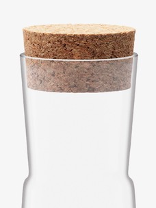 Rhythm Water Carafe Clear with Cork Stopper