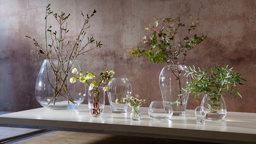 Jennysflowershop Glass Bud Vase Set, Small Glass Vases for Flowers