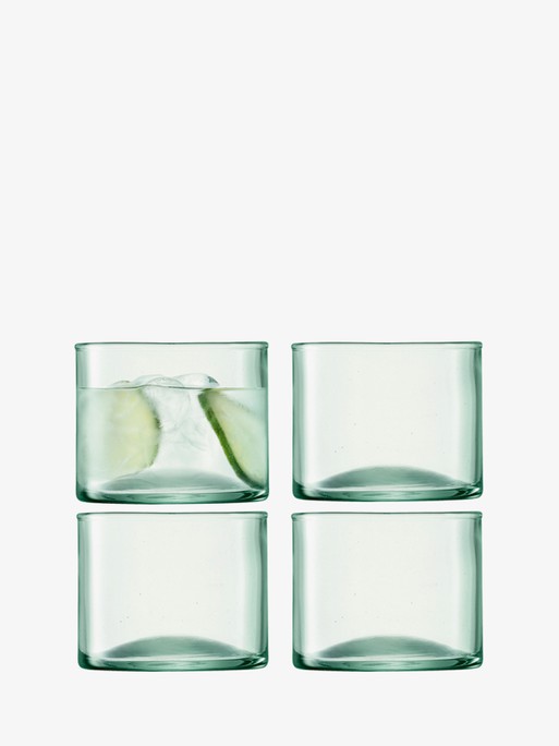 Aqua Recycled Glass Tumbler (16 oz) - KESTREL