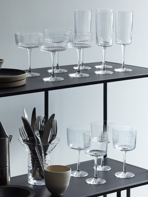 Champagne/Cocktail Glass 8oz, Clear | Gio Line | LSA Drinkware